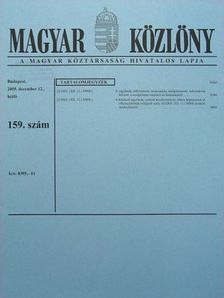 Magyar Közlöny 2005. december 12. [antikvár]