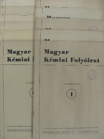 Almássy Gyula - Magyar Kémiai Folyóirat 1959. január-december  [antikvár]