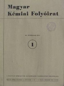 Almássy Gyula - Magyar Kémiai Folyóirat 1959. január-december  [antikvár]