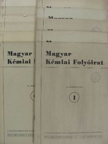 Almássy Gyula - Magyar Kémiai Folyóirat 1959. január-december  [antikvár]
