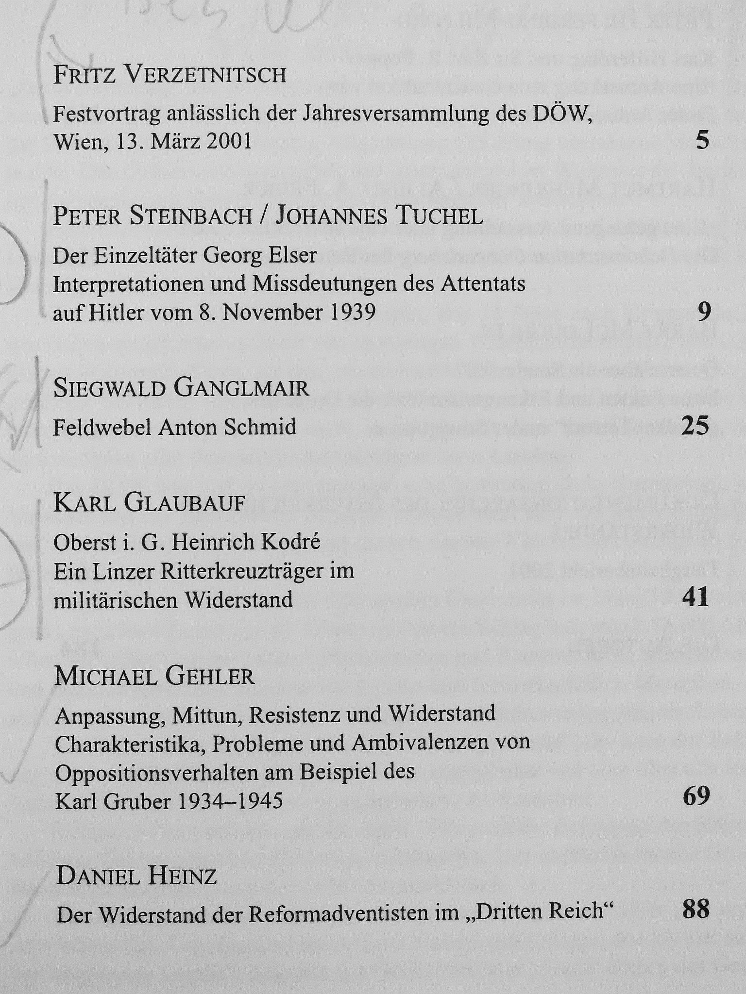 Fritz Verzetnitsch - Dokumentationsarchiv des österreichischen Widerstandes Jahrbuch 2002 [antikvár]