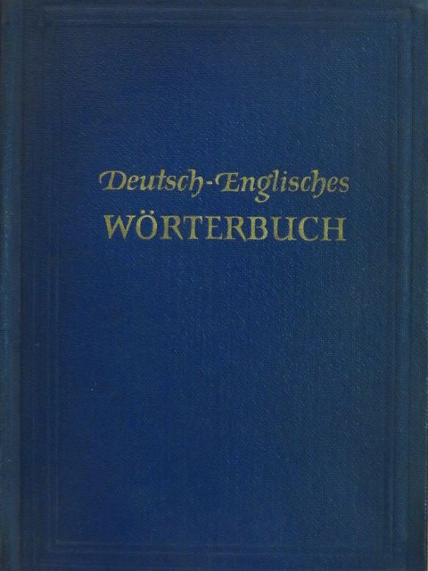 Deutsch-Englisches Wörterbuch [antikvár]