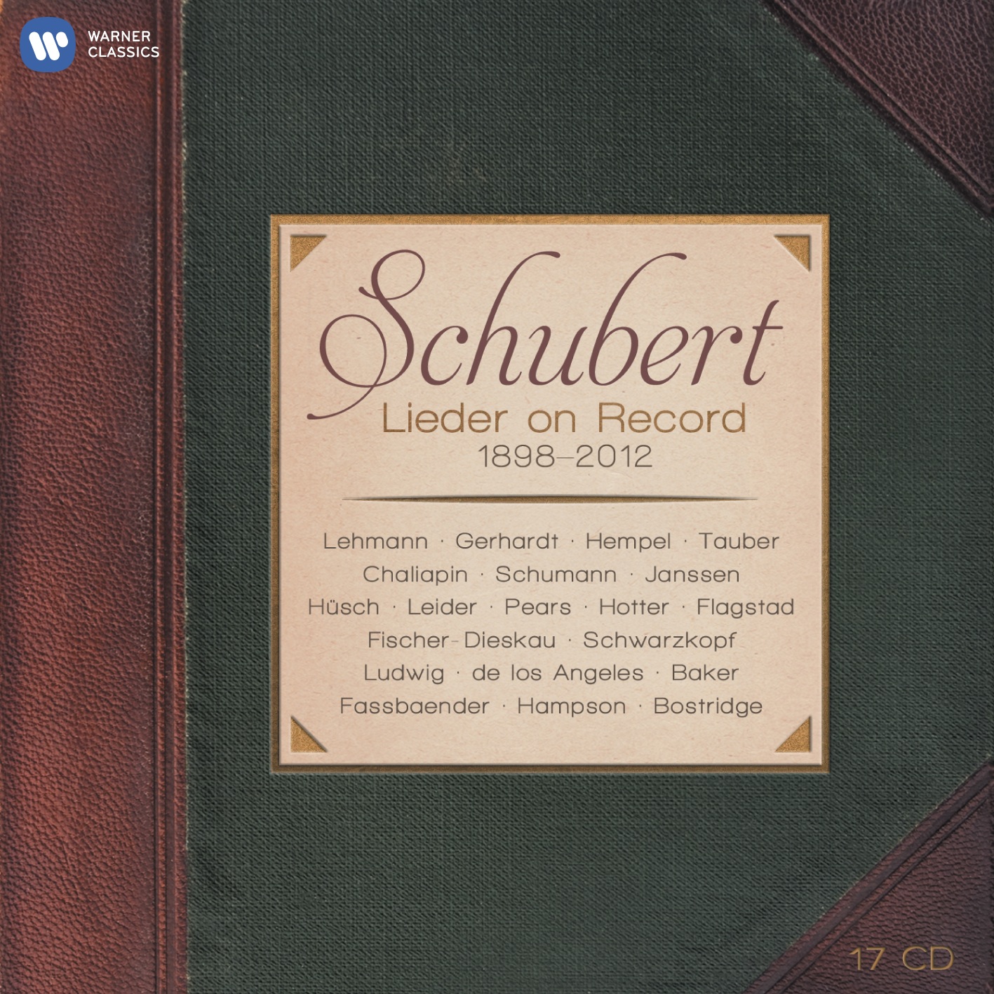 SCHUBERT - LIEDER ON RECORD 1898-2012 17CD