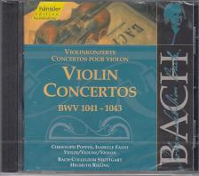 Bach - VIOLIN CONCERTOS BWV 1041-1043 CD POPPEN, FAUST, RILLING