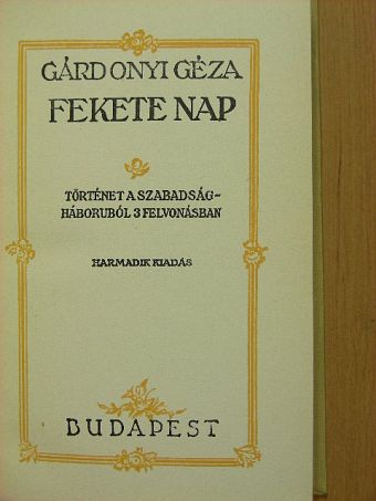 Gárdonyi Géza - Fekete nap/Karácsonyi álom [antikvár]