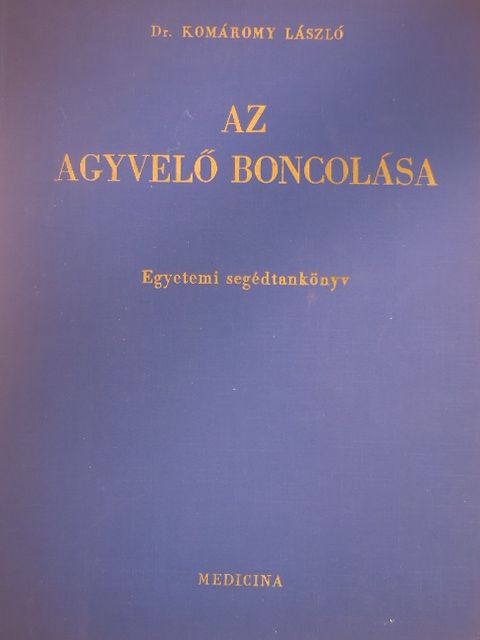 Dr. Komáromy László - Az agyvelő boncolása [antikvár]