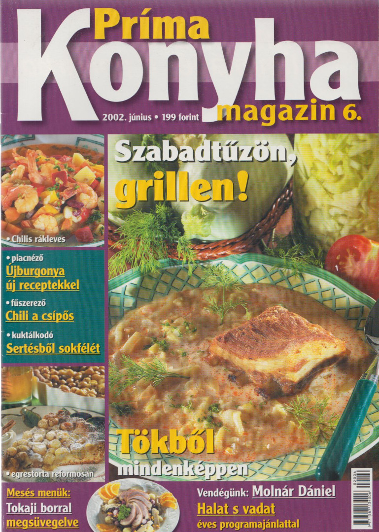 Hargitay György - Príma Konyha magazin 2002. június [antikvár]