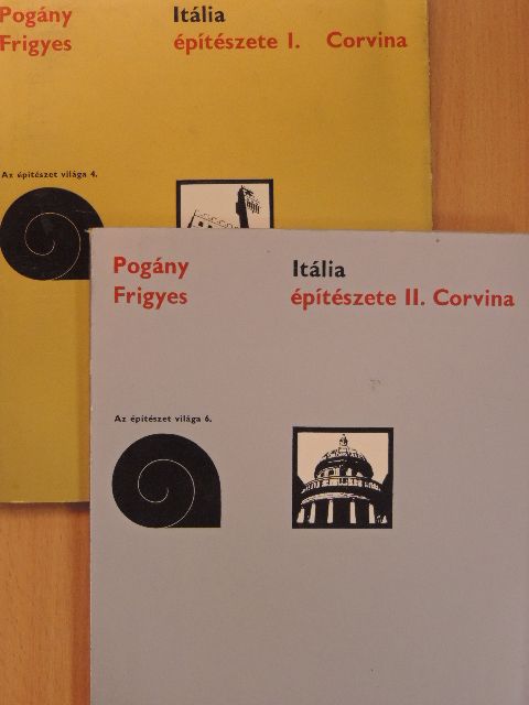 Pogány Frigyes - Itália építészete I-II. [antikvár]