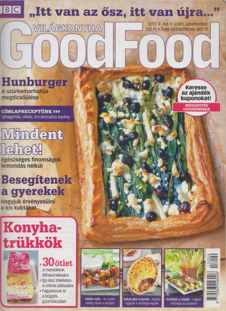 Ördögh Bálint - BBC GoodFood 2013. szeptember [antikvár]