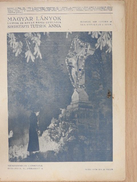 Altay Margit - Magyar Lányok 1938. október 30. [antikvár]