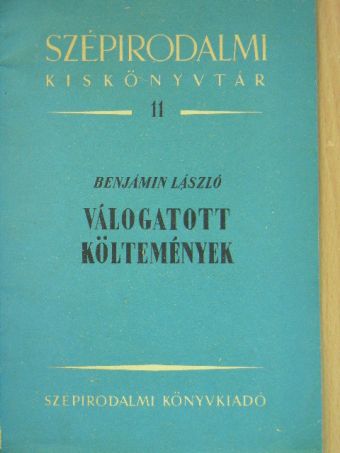 Benjámin László - Válogatott költemények [antikvár]
