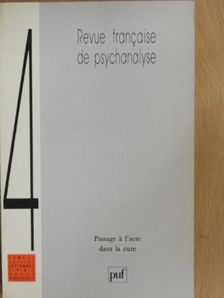 Jean Gillibert - Revue francaise de psychanalyse 4/1987. [antikvár]