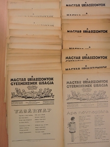 A Magyar Uriasszonyok Gyermekeinek Ujságja 1936-1939. (vegyes számok) (54 db) [antikvár]