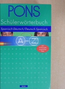 PONS Schülerwörterbuch Spanisch-Deutsch/Deutsch-Spanisch A-Z [antikvár]