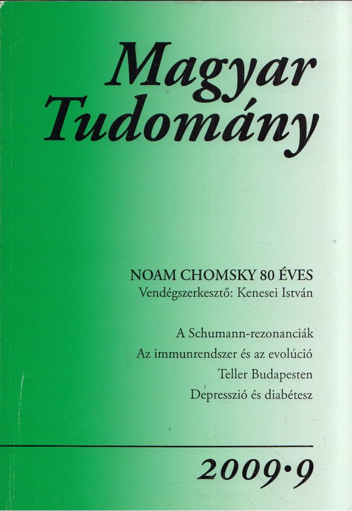 CSÁNYI VILMOS - Magyar tudomány 2009/9 [antikvár]