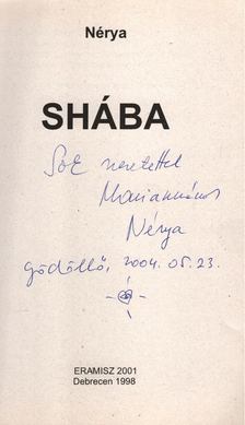 Nérya - Shába (dedikált) [antikvár]