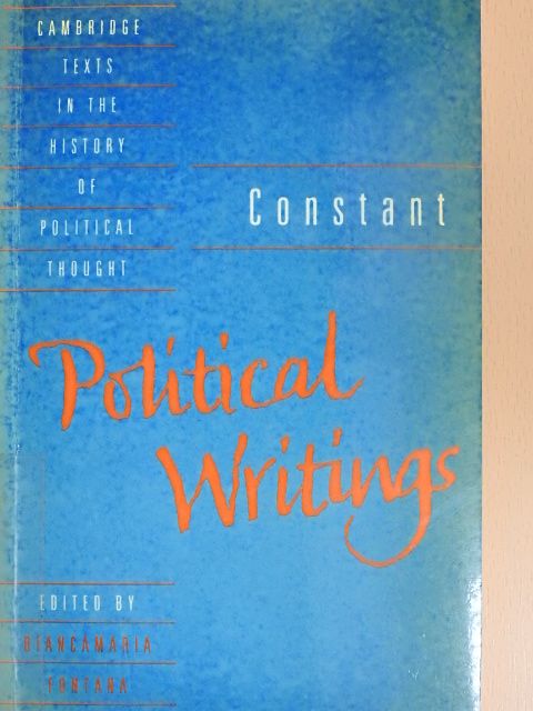 Benjamin Constant - Political Writings [antikvár]