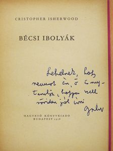 Christopher Isherwood - Bécsi ibolyák (dedikált példány) [antikvár]