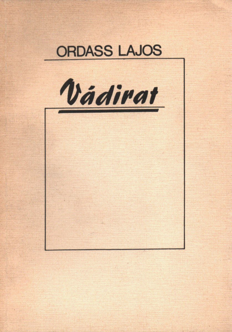 Ordass Lajos - Vádirat [antikvár]