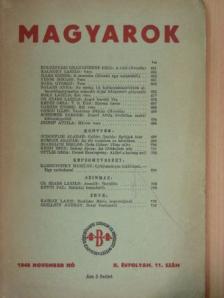 Balázs Anna - Magyarok 1946. november [antikvár]