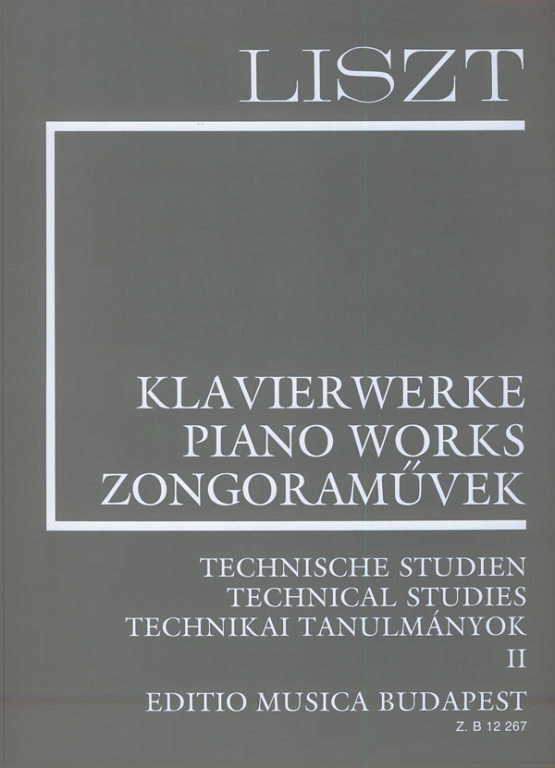 Liszt Ferenc - LISZT ÖSSZKIADÁS PÓTKÖTET 2 TECHNIKAI TANULMÁNYOK II (MEZŐ IMRE) KÖTVE, ANTIKVÁR PÉLDÁNY