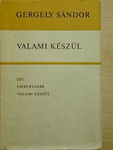 Gergely Sándor - Valami készül [antikvár]