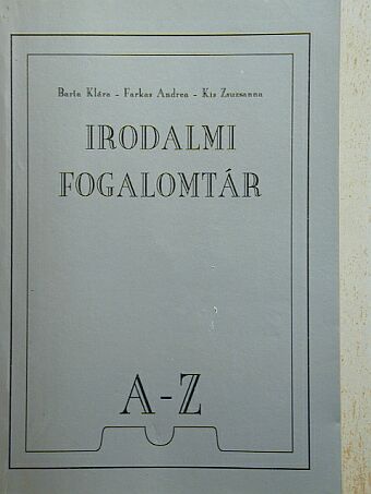 Barta Klára - Irodalmi fogalomtár A-Z [antikvár]