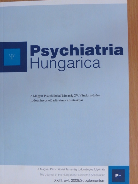 Andó Bálint - Psychiatria Hungarica 2008. Supplementum [antikvár]