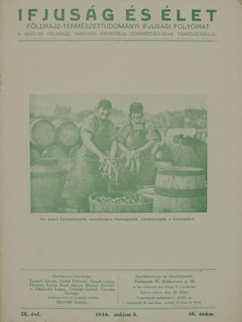 Dr. Bárány László - Ifjúság és Élet 1934. május 5. [antikvár]
