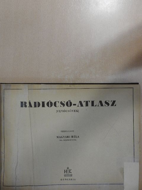 Rádiócső-atlasz [antikvár]