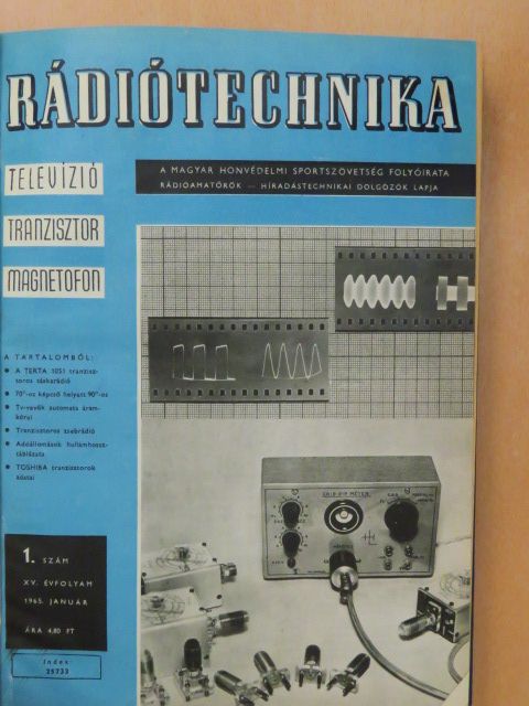 Rádiótechnika 1965. (nem teljes évfolyam) [antikvár]