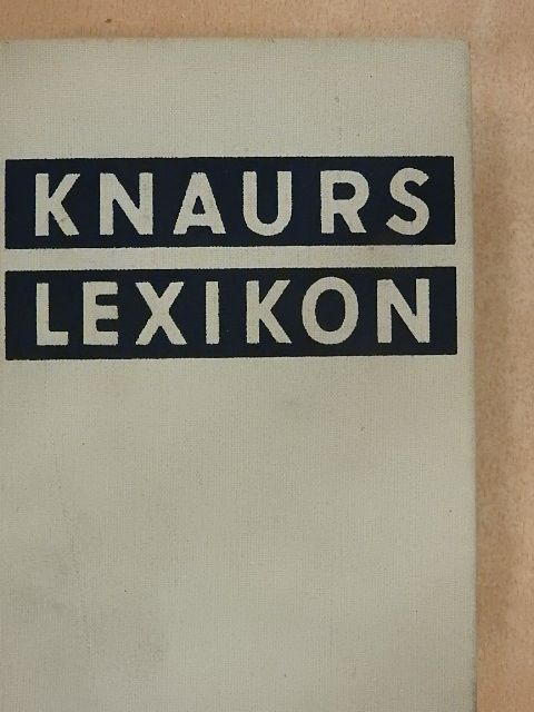 Knaurs Lexikon A-Z [antikvár]