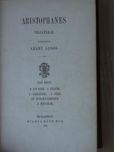 Aristophanes - Aristophanes vigjátékai I. (töredék) [antikvár]