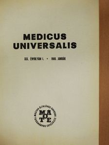Dr. Antalóczy Zoltán - Medicus Universalis 1986. 1-6. szám/Supplementum [antikvár]