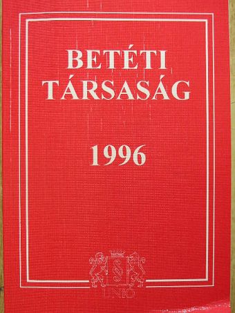Balla Katalin - Betéti társaság 1996 [antikvár]