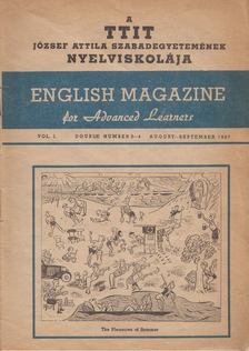 LUTTER TIBOR - English Magazine for Advanced Learners August-September 1957 [antikvár]
