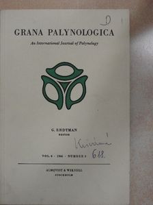Darlene Southworth - Grana Palynologica 1966 Number 3 [antikvár]