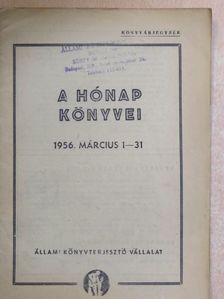 A hónap könyvei 1956. március 1-31 [antikvár]