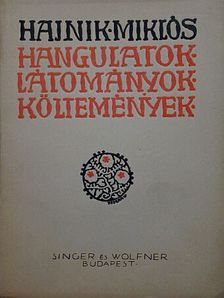 Hajnik Miklós - Hangulatok, látományok, költemények [antikvár]