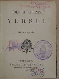 Kölcsey Ferencz - Kölcsey Ferencz versei [antikvár]