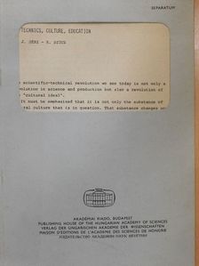 Déri J. - Technics, Culture, Education [antikvár]
