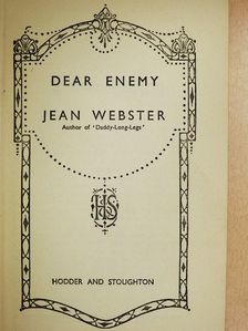 Jean Webster - Dear Enemy [antikvár]