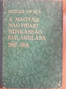 Rézler Gyula - A magyar nagyipari munkásság kialakulása [antikvár]