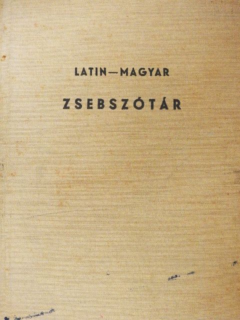 Latin-magyar zsebszótár I. [antikvár]