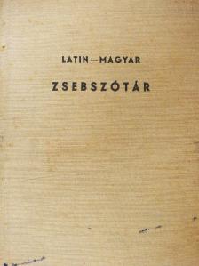 Latin-magyar zsebszótár I. [antikvár]