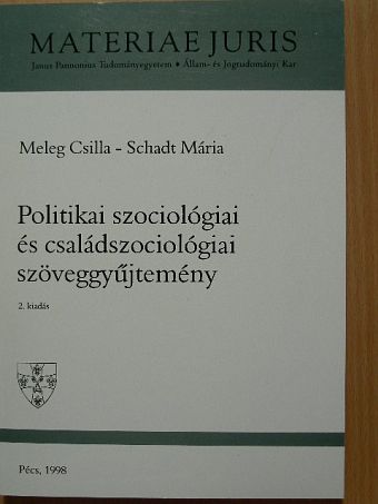 Politikai szociológiai és családszociológiai szöveggyűjtemény [antikvár]