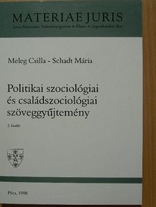 Politikai szociológiai és családszociológiai szöveggyűjtemény [antikvár]