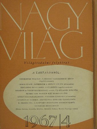 Aragon - Nagyvilág 1967. április [antikvár]