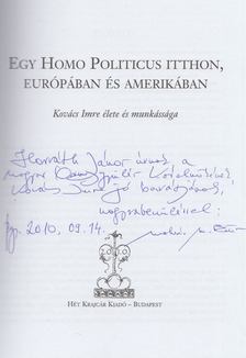 Molnár M. Eszter - Egy homo politicus itthon, Európában és Amerikában (Dedikált) [antikvár]