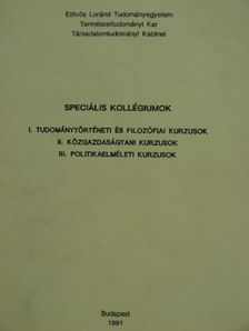 Speciális kollégiumok [antikvár]